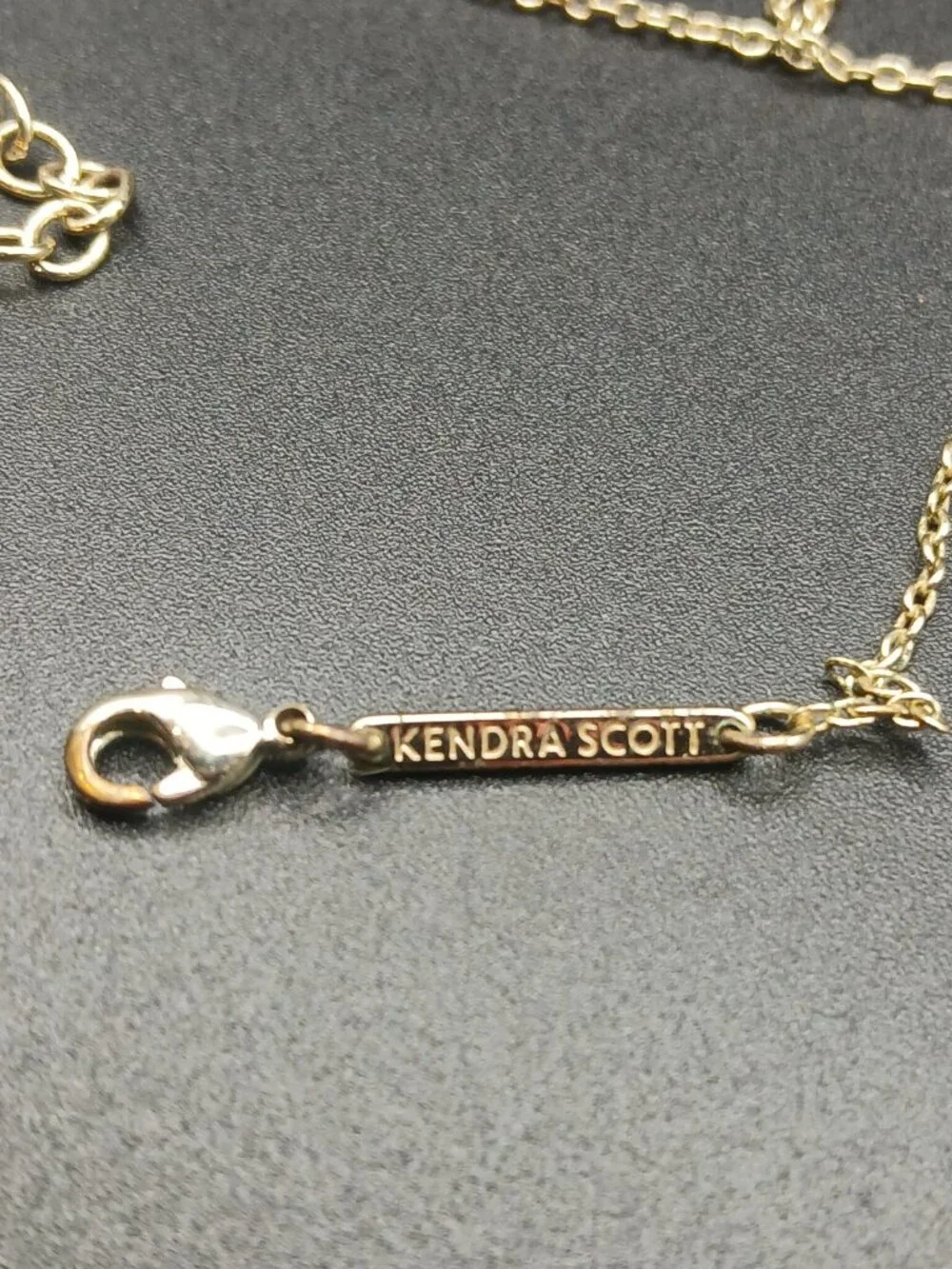Kendra Scott Druzy Pendant Necklace 14k GP * Condition Read